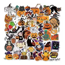 Set 50 Stickers Halloween Decorativo Skateboard Wallpaper
