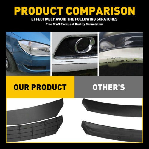 Universal Front Bumper Lip Body Kit Splitter Spoiler Lip  Mb Foto 4