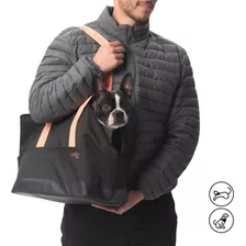 Cargador Para Perro Y Gato Kira Tipo Bolso Negro