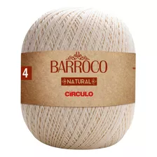 Linha Cordão Barbante Barroco Natural Círculo Nº4 - 700g Cor 4 Fios