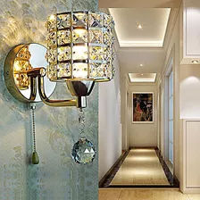 Aplique Pared Vidrio Moderno Led E27 Lampara Decorativa Mont