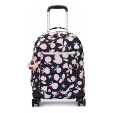 Mochila De Rodinhas Kipling Mese Magic Blooms