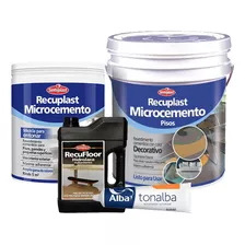 Kit Completo Recuplast Microcemento Pisos 5m2 Sinteplast Mm