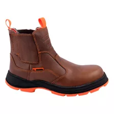 Bota De Trabajo Fratello Café Para Hombre 2685 C/poliamida