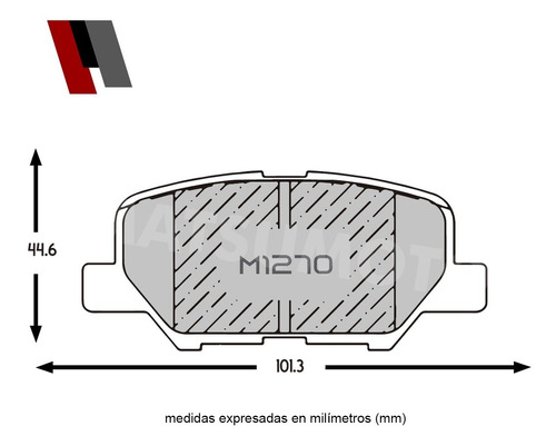 Pastillas De Freno Trasera Mazda 3 1.6 2015-on Foto 3