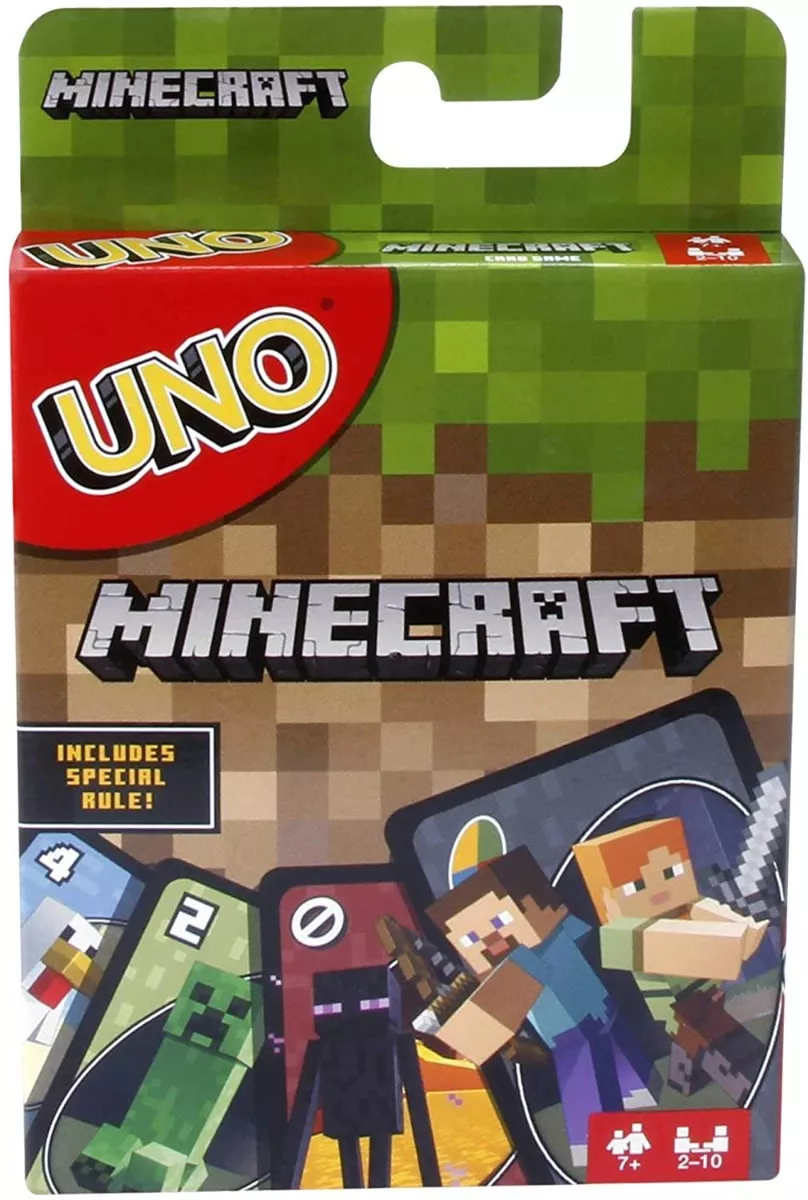 Juego De Cartas Uno Minecraftt Mattel Games
