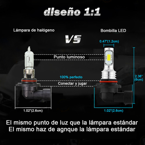 Para Ford F150 F250 Duty 9005 Luz Antiniebla Led Delantera Foto 3