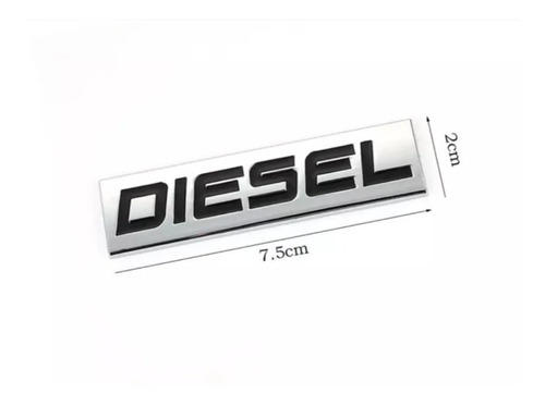 Emblema Diesel Tapa De Gasolina Toyota Combustible Metlica Foto 3