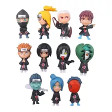 Kit Coleção 11 Bonecos Naruto Akatsuki Madara Tubi Itachi 