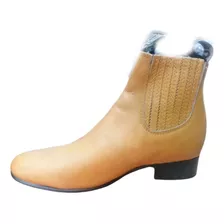 Botin Charro Bota Charra Cuero Piel Vaquero Quiroz Colores