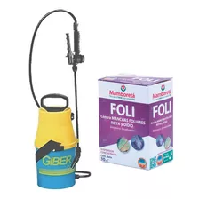 Pulverizador Giber 5lts Con Funguicida Mamboreta Foli 30cc