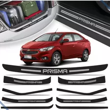 Kits Soleiras Gm Prisma 2012 A 2018 Porta E Mala Cinza