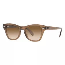 Lentes De Sol Cuadrado Clear Gradient Brown Ray-ban