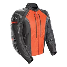 Campera Joe Rocket Atomic 5.0 Hombre Negro Naranja Bamp