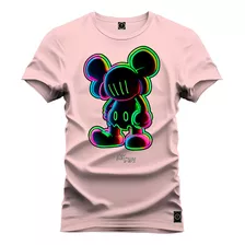 Camiseta Premium Confortavel Neon Rato