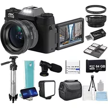 Acuvar 4k 48mp Kit De Cámara Digital Para Fotografía, Cámara