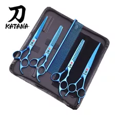 Set De Tijeras Katana Seito - Azules 7.0