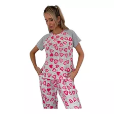 Pijama Mujer Verano Conjunto Manga Corta Pantalón Largo Moda