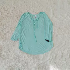 Polo Verde Agua Mujer Talla Xxl