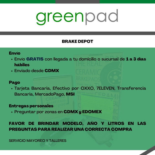 Balatas Traseras Cermica Mercedes-benz Gl450 2007 2008 2009 Foto 6