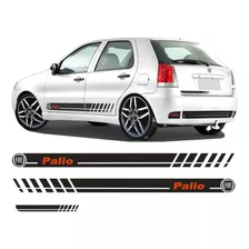 Faixas Laterais E Traseira Fiat Palio Economy Fire Pitbull