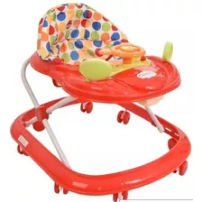 Andador Musical Posiciones Andadores Bebe Sonidos Dreams Color Rojo