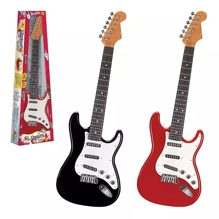 Guitarra Musical Art Brink Elétrica Show Rock Star Infantil