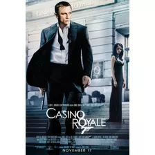 Pôster Cinema Filme Ação James Bond 007 Cassino Royale 1