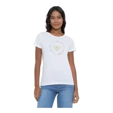 Camiseta Roxy Feel Branca