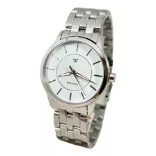 Reloj Kosiuko Mujer Acero 316 Plateado Fondo Blanco 839a-411