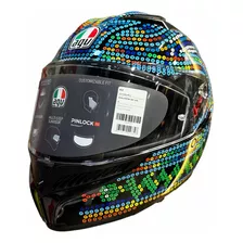 Casco Agv K3 Rossi Winter Test 2018 + Pinlock Ece 2206