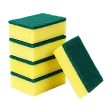 Esponja Amarilla/verde Multiuso Clásica X5