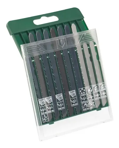 Set Hoja Sierra Caladora Bosch Tipo T Surtidas X 10 Un Dgm