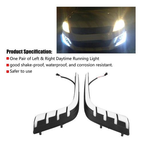 Para Suzuki Swift 2014-2016 Led Drl Luz De Circulacin Diurn Foto 4