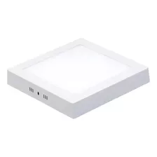 Foco Panel Plafón Led 18w Sobrepuesto Redondo Luz Fría Color De La Luz Cuadrado