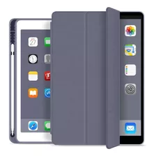 Carcasa Smart Cover Para iPad 9 Gen + Pencil Espacio 10.2