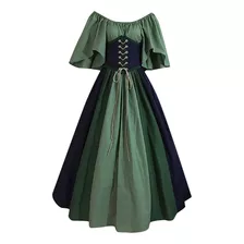 Vestido Corto K 1522 Para Mujer, De La Edad Media, Vintage,