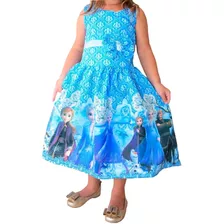 Vestido Infantil Frozen Promoção