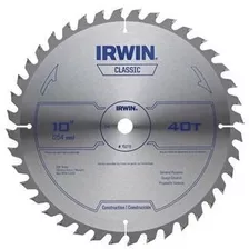 Hoja De Sierra Circular Para Madera 12 PuLG 40dientes Irwin