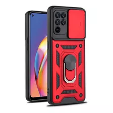 Funda Uso Rudo Oppo Reno 5 Lite / A94 Poteccion Camara +mica