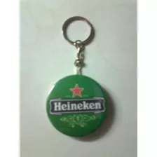 Cerveza Heineken, Destapador Y Llavero De Chapa