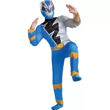 Disfraz Power Ranger Azul Disfraces Niño Dino Fury Original 