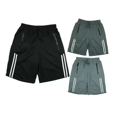 Oferta!!! Pack 3 Short Deportivo Algodón Hombre Juvenil 02