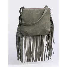 Cartera Prune Gamuza Verde