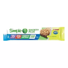 Barras Simple Saciety Plus Caja X 16u - Sabor Limón