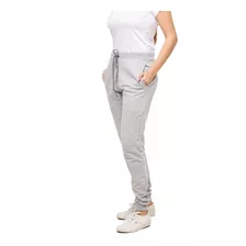 Calça Moletom Feminina Konoa Jogger Slim Básica Lisa M9