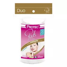 Pads Faciales Duo Redondo X 60 Un. Marca Protec.