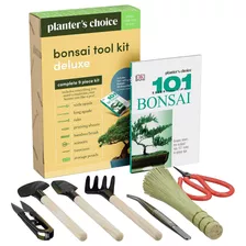 Kit De Herramientas Premium Bonsai + Libro Bonsai 101 -...