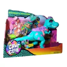 Cave Club Rockelle & Tyrasaurus Playset Muñeca Fotos Reales