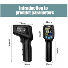 Termómetro Digital Infrarrojo Laser Industrial Mestek Ir03a